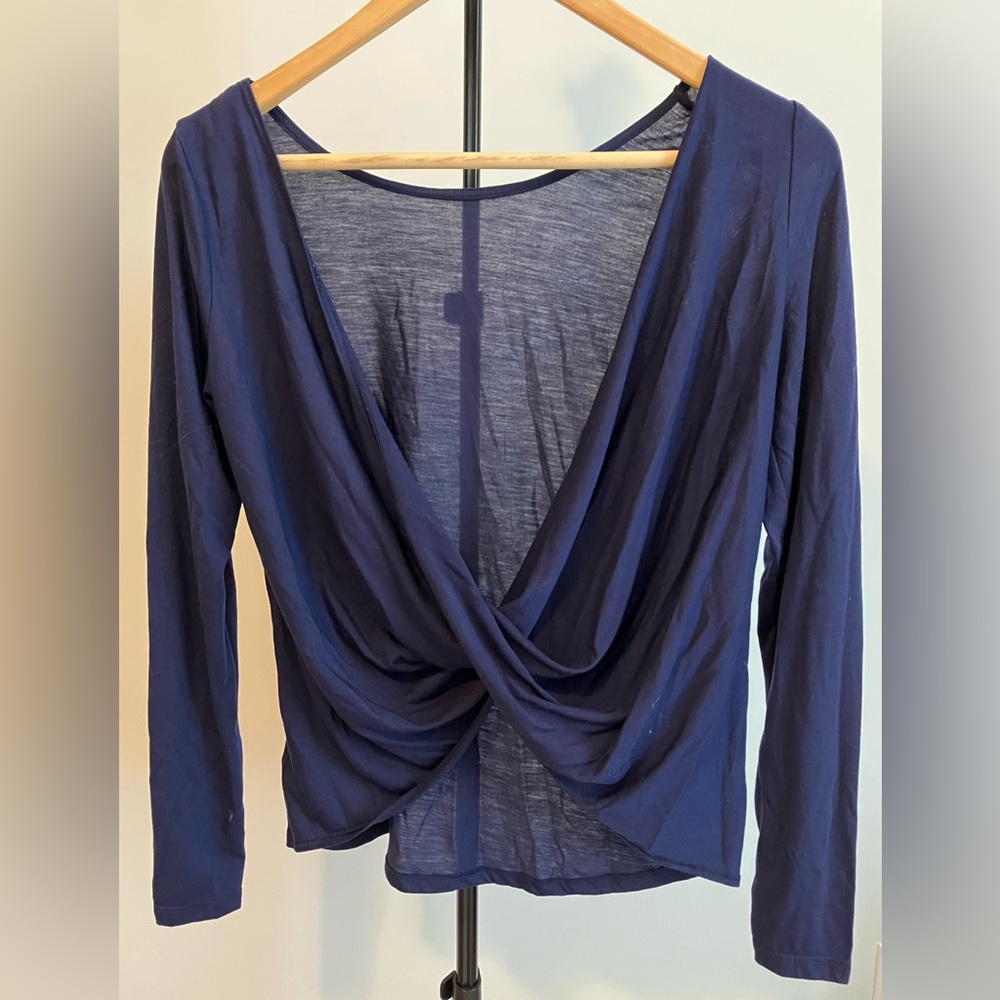 Old Navy Activewear Backless Long Sleeve Shirt 🏃‍♀️ size small